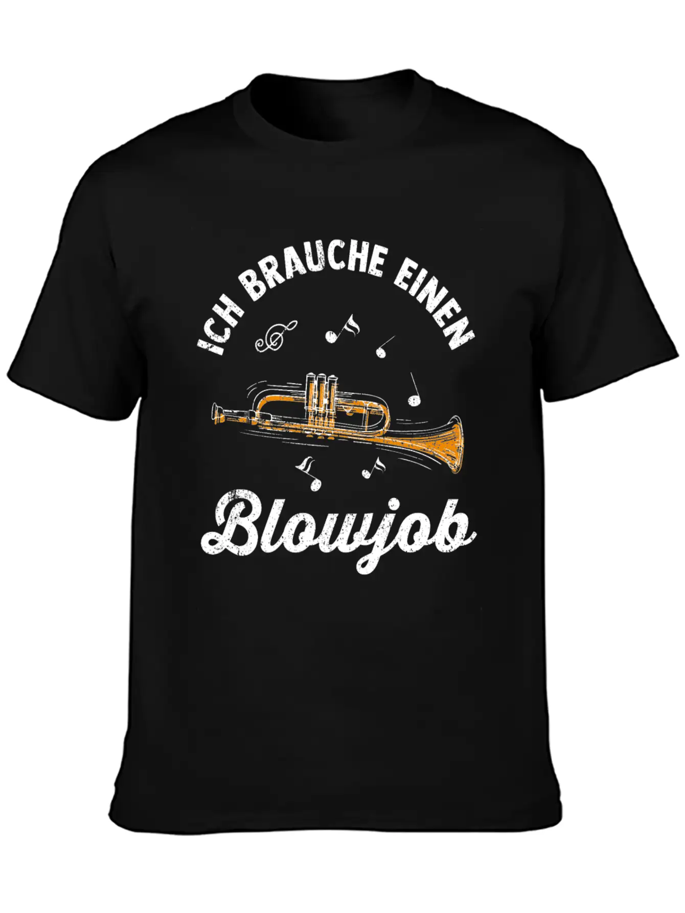 Trumpet Lightweight Cotton T-Shirt – Daily Comfort Graphic Shirt