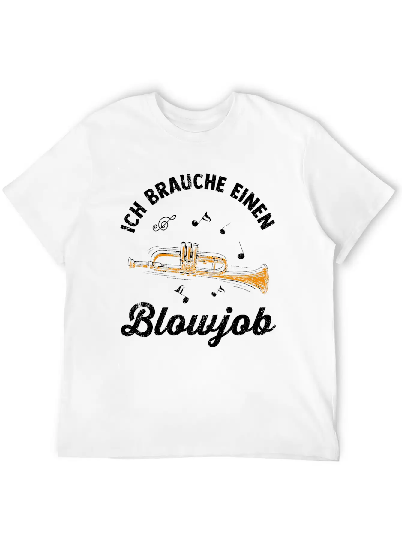 Trumpet Lightweight Cotton T-Shirt – Daily Comfort Graphic Shirt