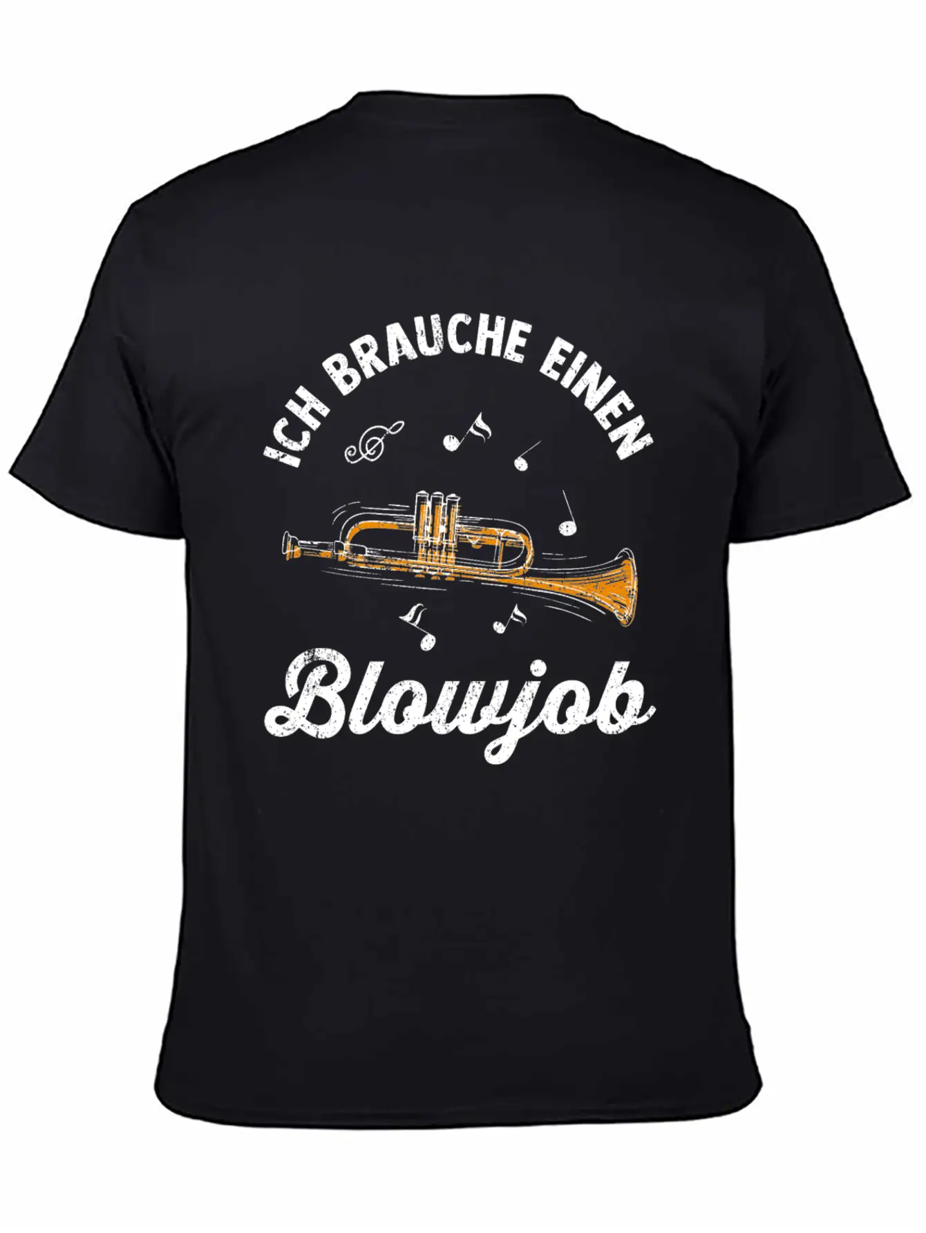 Trumpet Lightweight Cotton T-Shirt – Daily Comfort Graphic Shirt