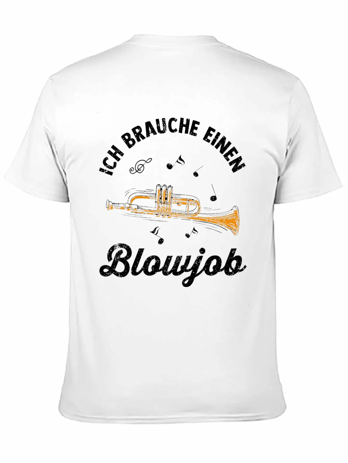Trumpet Lightweight Cotton T-Shirt – Daily Comfort Graphic Shirt