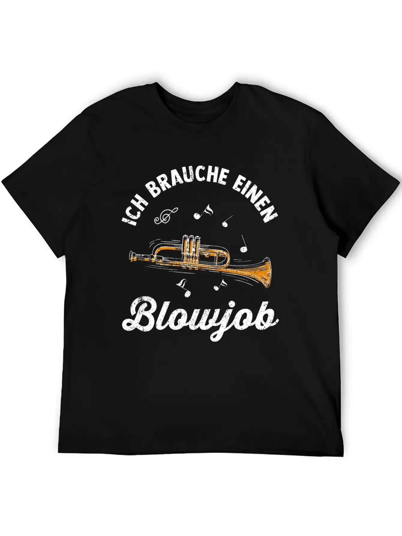 Trumpet Lightweight Cotton T-Shirt – Daily Comfort Graphic Shirt