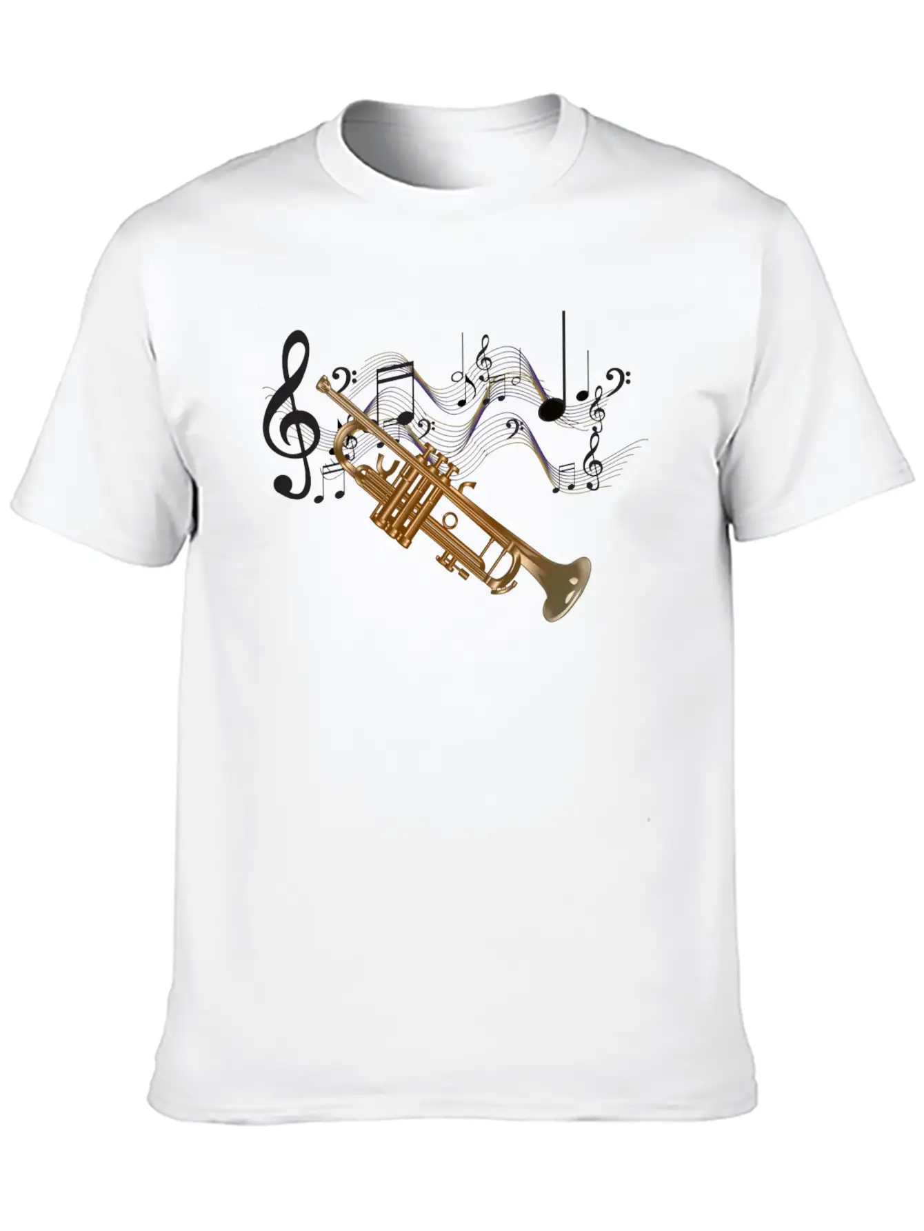Trumpet Modern Fit Casual T-Shirt ��� Clean And Versatile Design