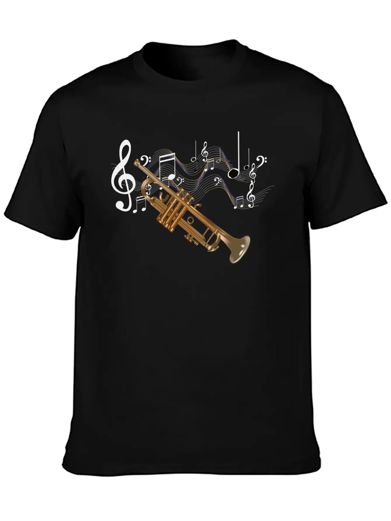 Trumpet Modern Fit Casual T-Shirt ��� Clean And Versatile Design