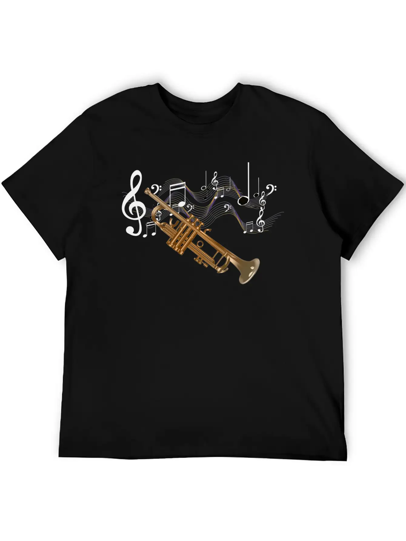 Trumpet Modern Fit Casual T-Shirt ��� Clean And Versatile Design