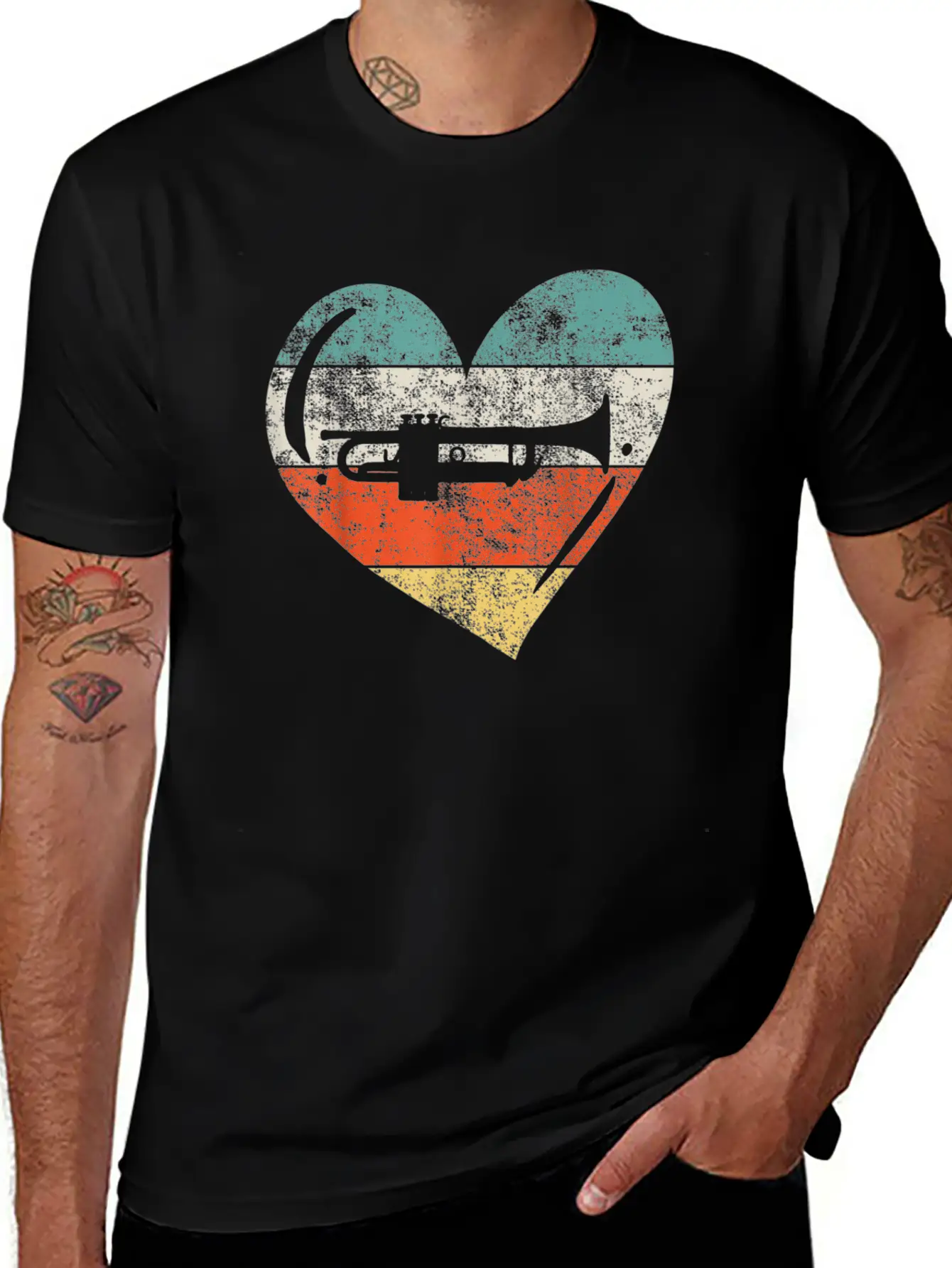 Trumpet Music Stylish Everyday T-Shirt – Unisex Basic Cotton Tee