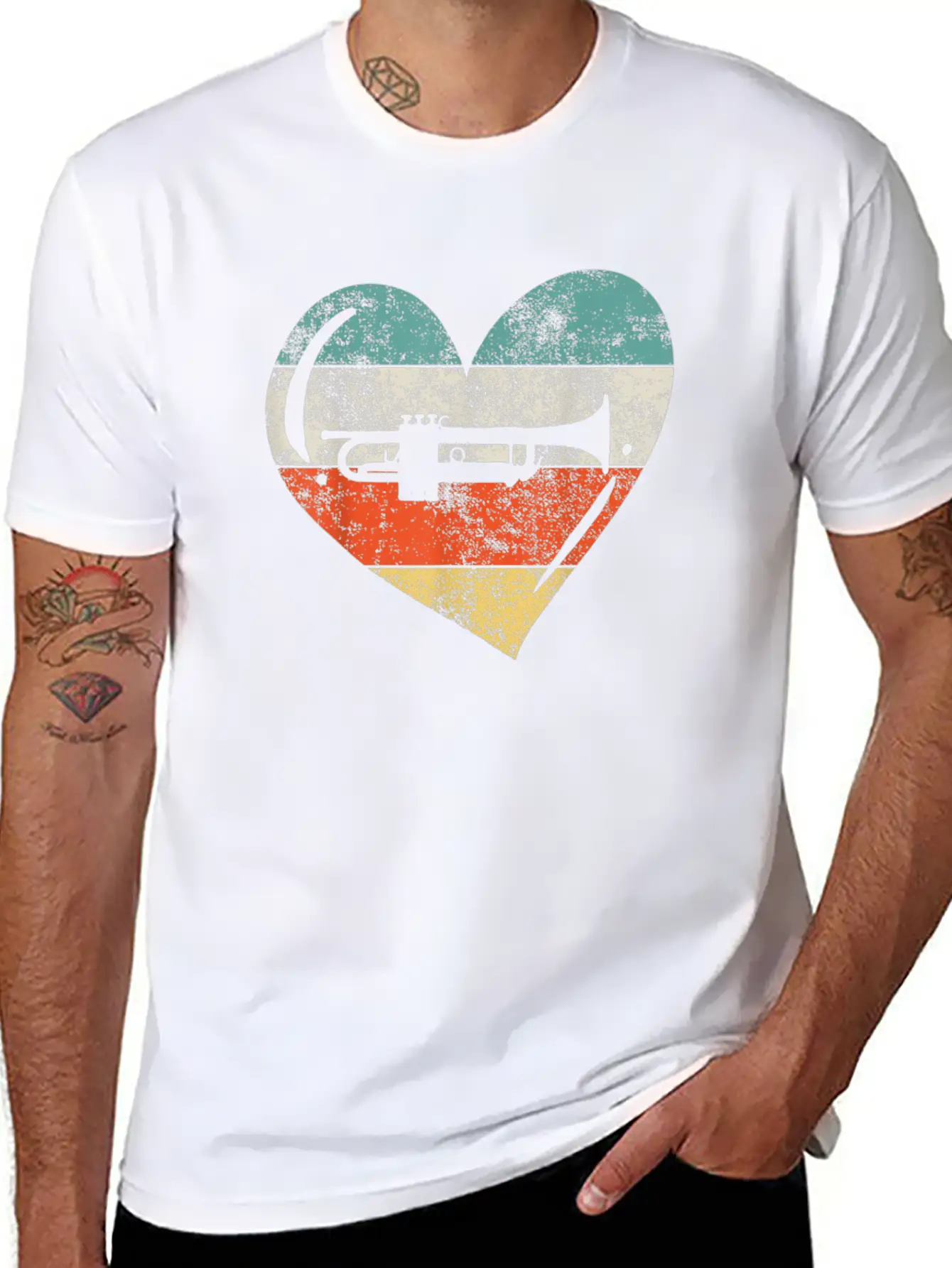 Trumpet Music Stylish Everyday T-Shirt – Unisex Basic Cotton Tee