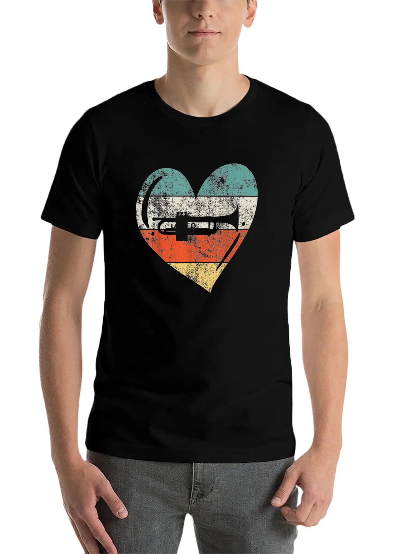 Trumpet Music Stylish Everyday T-Shirt – Unisex Basic Cotton Tee