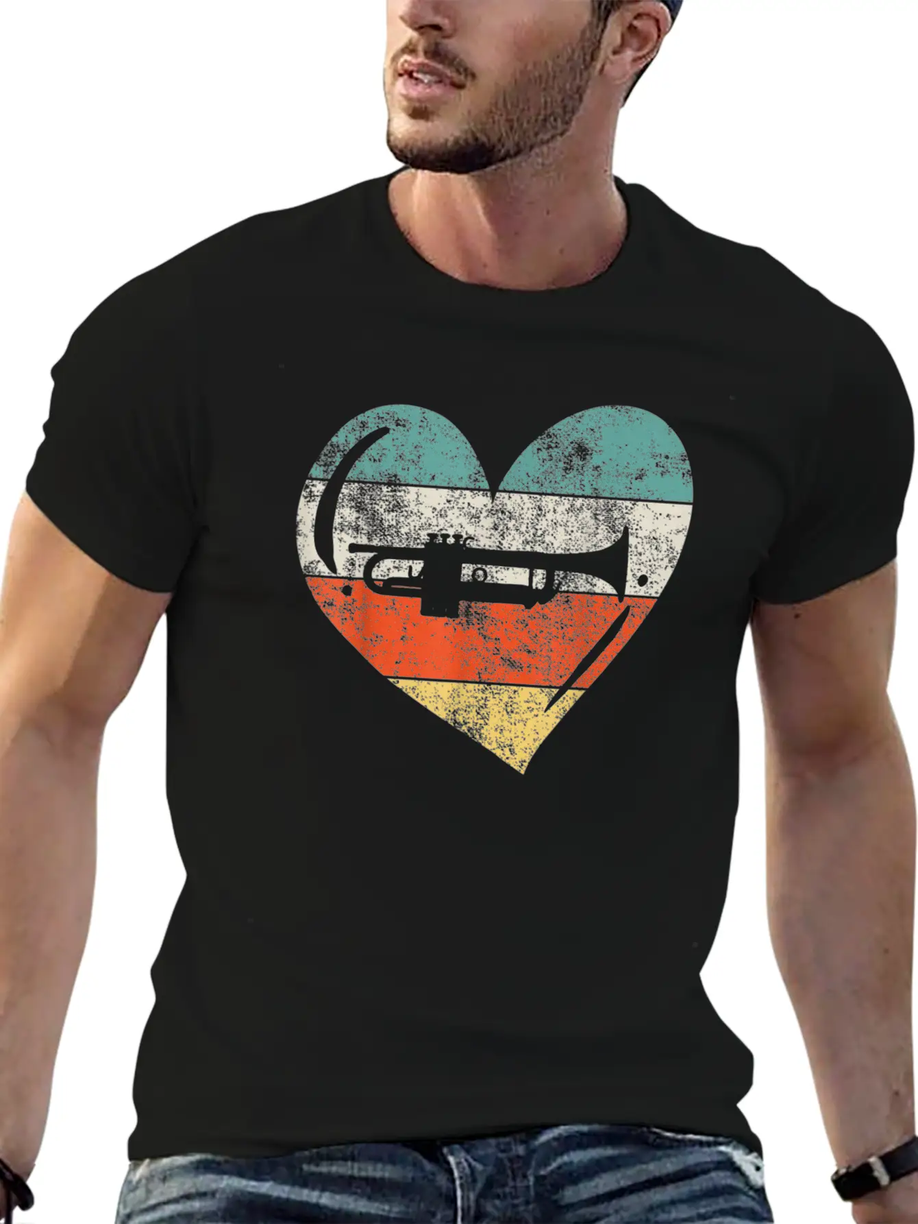 Trumpet Music Stylish Everyday T-Shirt – Unisex Basic Cotton Tee