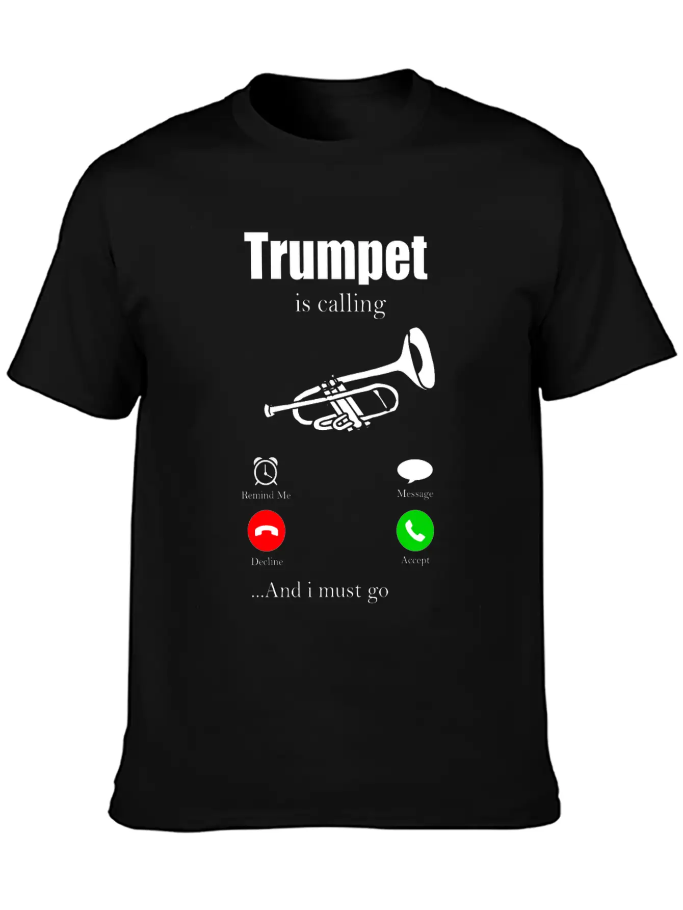 Trumpet Orchestra Gift For Musician Instrument Soft Cotton Short Sleeve Tee – Unisex Wardrobe Staple