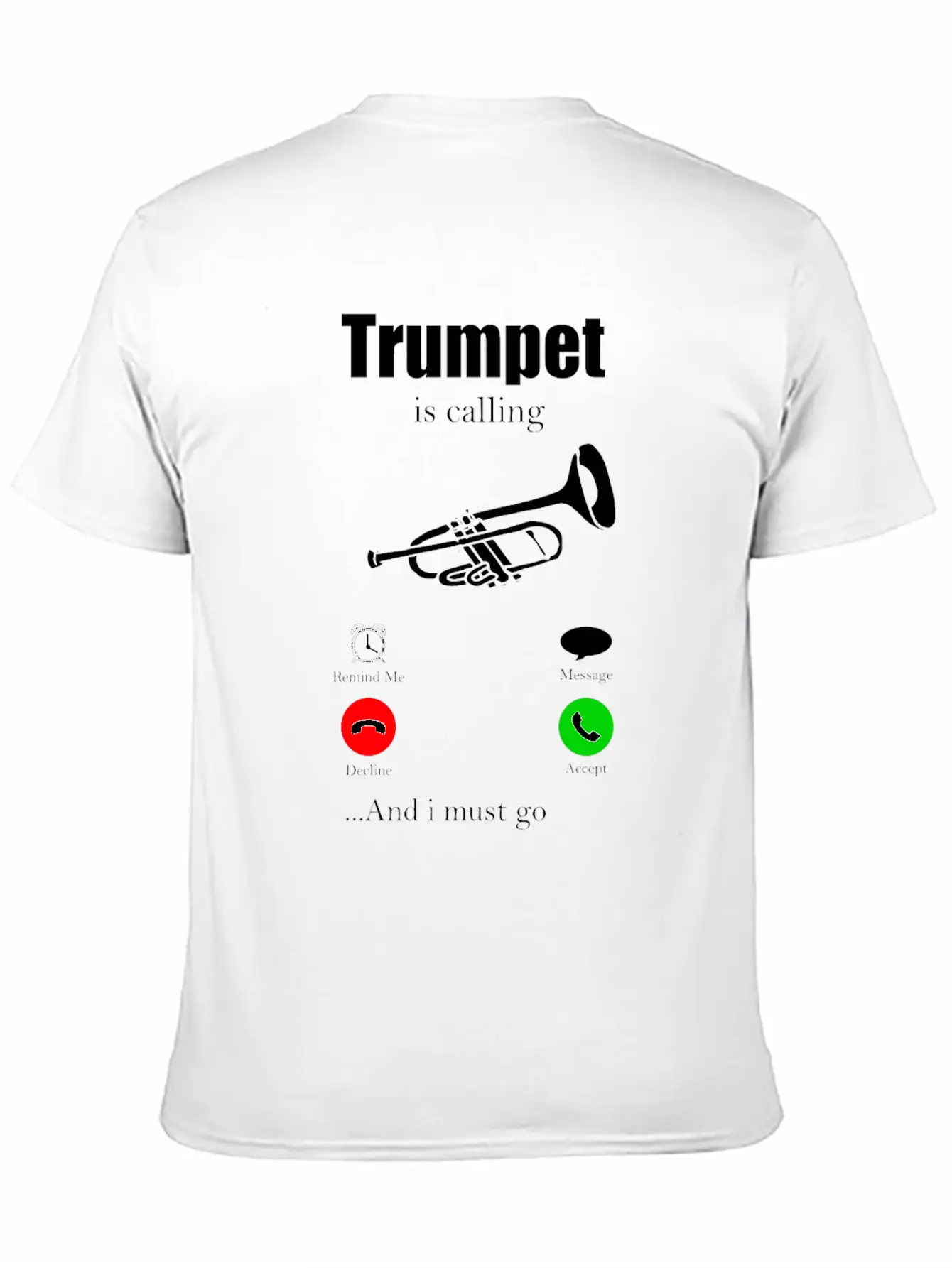 Trumpet Orchestra Gift For Musician Instrument Soft Cotton Short Sleeve Tee – Unisex Wardrobe Staple