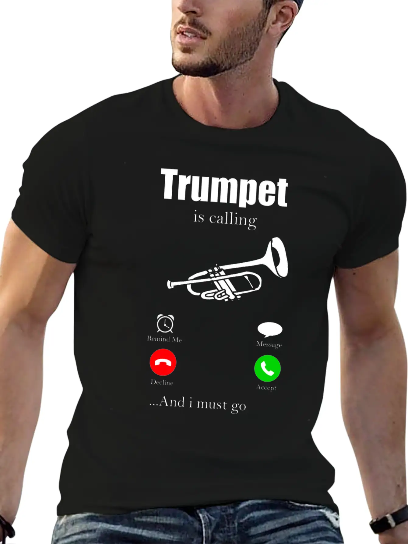 Trumpet Orchestra Gift For Musician Instrument Soft Cotton Short Sleeve Tee – Unisex Wardrobe Staple