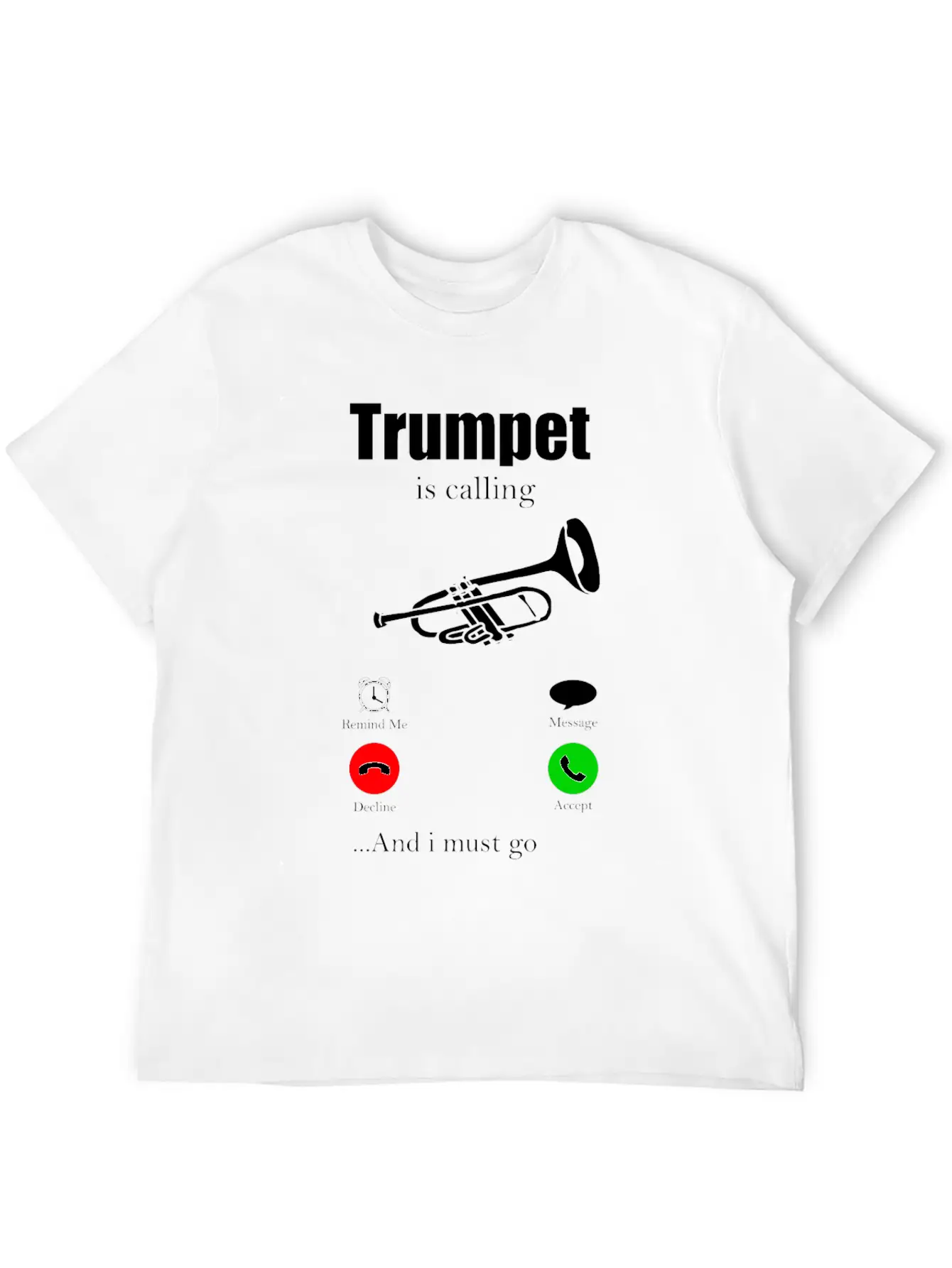Trumpet Orchestra Gift For Musician Instrument Soft Cotton Short Sleeve Tee – Unisex Wardrobe Staple