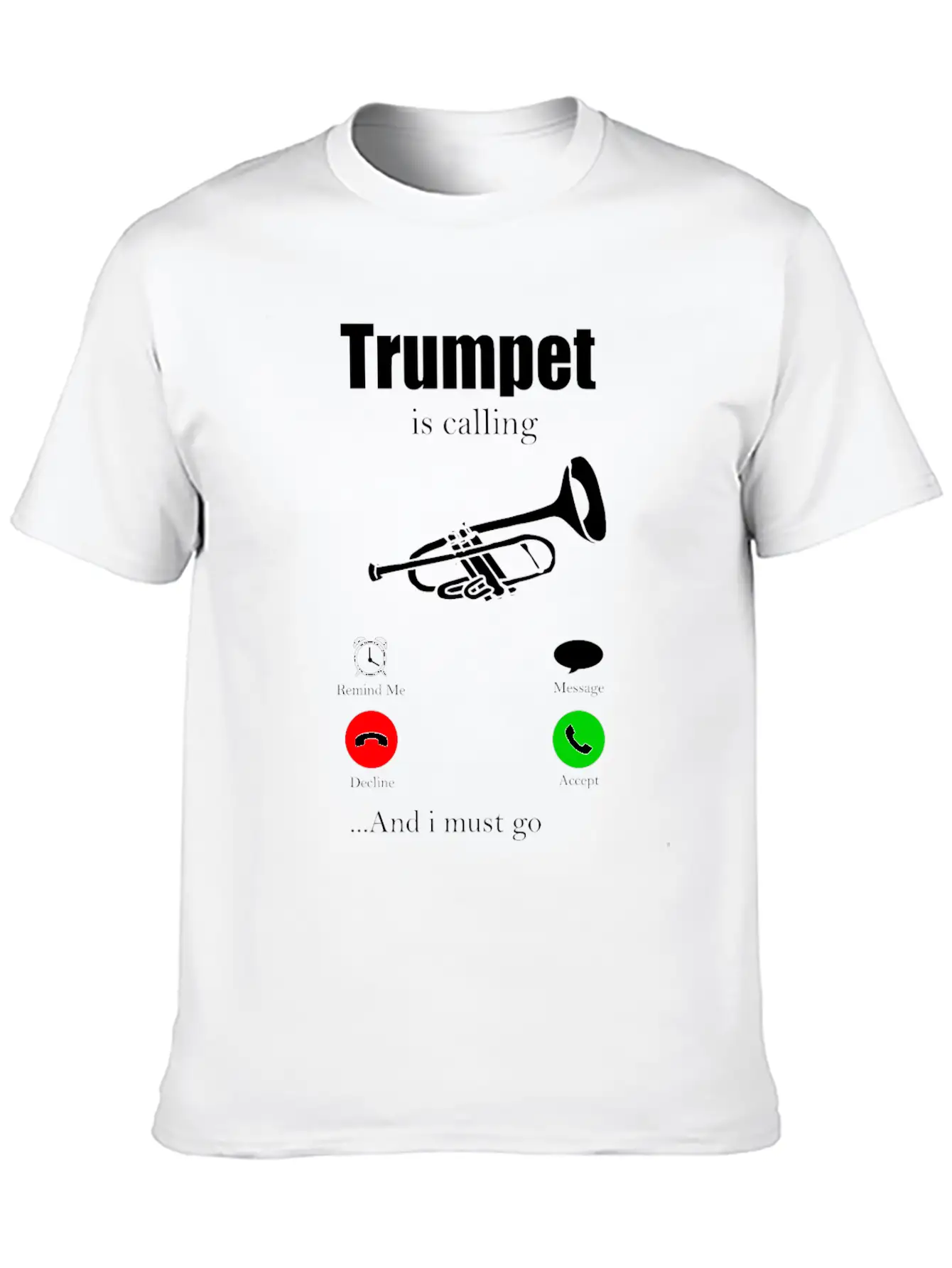 Trumpet Orchestra Gift For Musician Instrument Soft Cotton Short Sleeve Tee – Unisex Wardrobe Staple