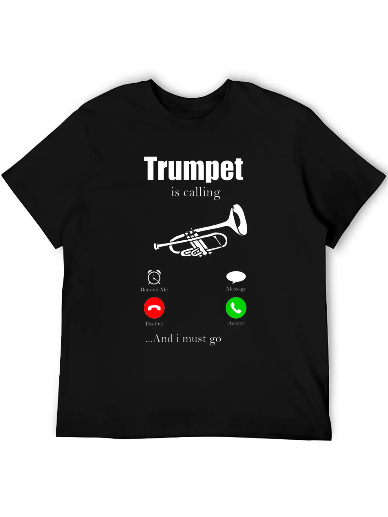 Trumpet Orchestra Gift For Musician Instrument Soft Cotton Short Sleeve Tee – Unisex Wardrobe Staple