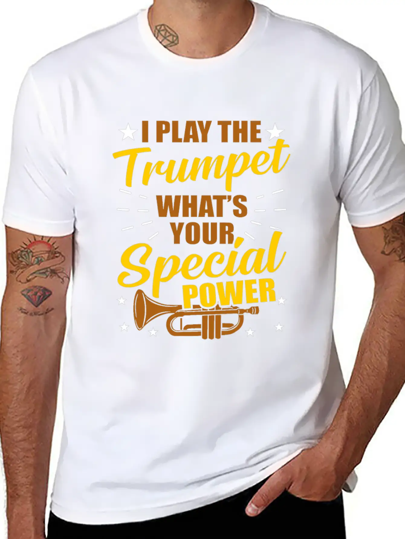 Trumpet Play Trumpet Band Gift Comfortable Minimalist Graphic Tee – Summer Style Essential