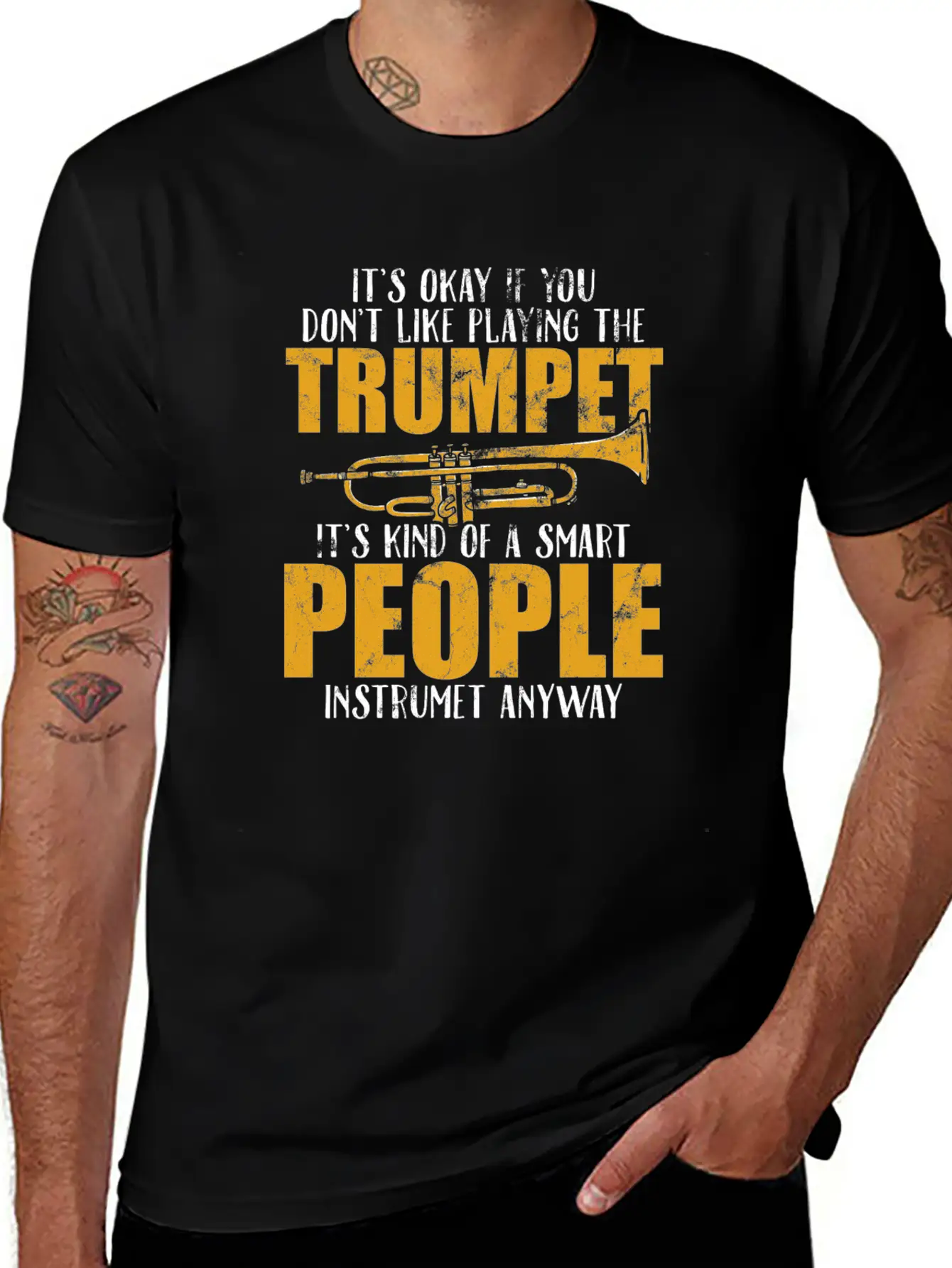 Trumpet Players Relaxed Everyday Tee – Lightweight And Durable Cotton