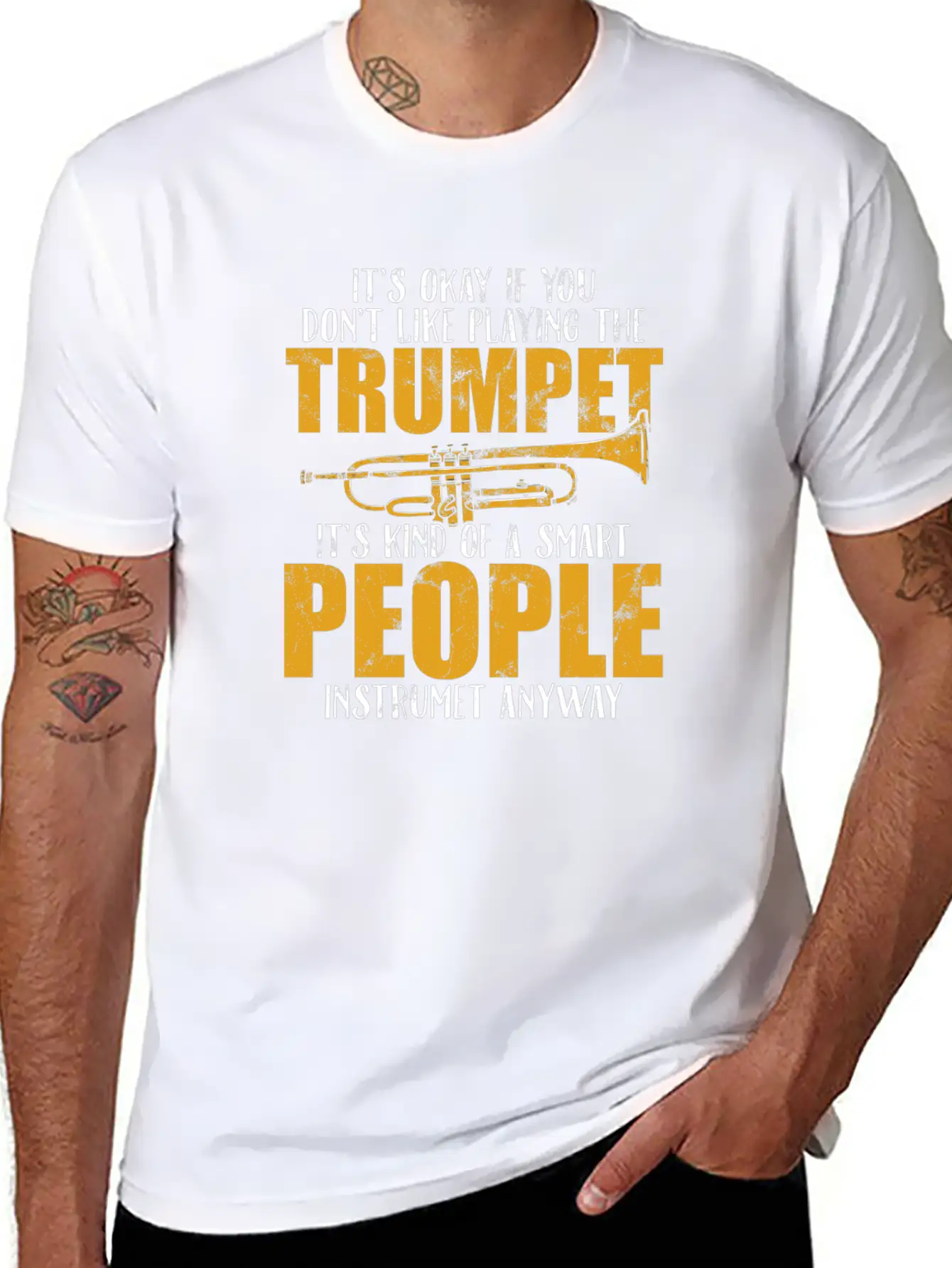Trumpet Players Relaxed Everyday Tee – Lightweight And Durable Cotton