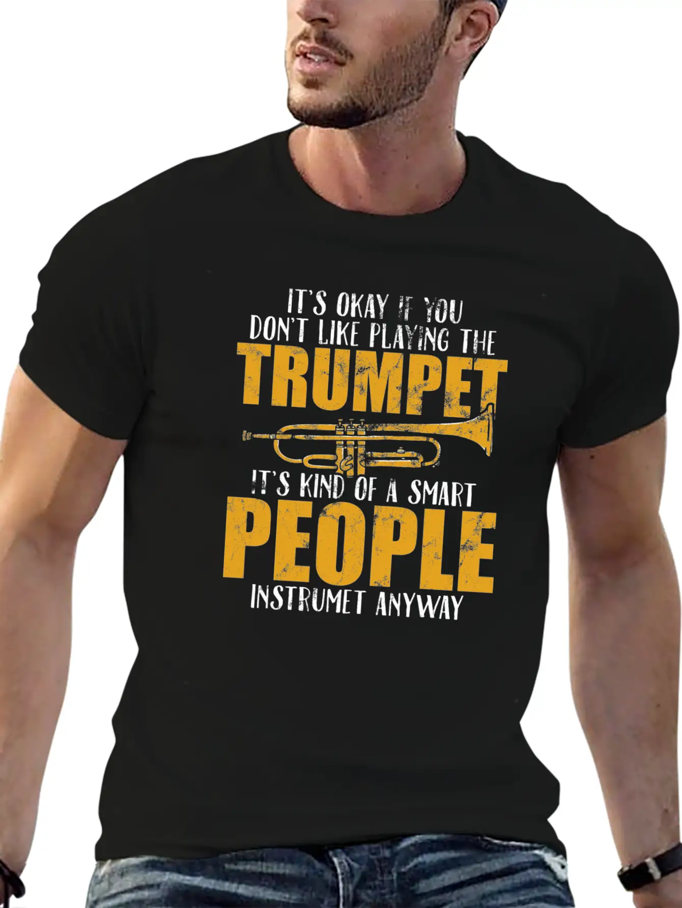 Trumpet Players Relaxed Everyday Tee – Lightweight And Durable Cotton