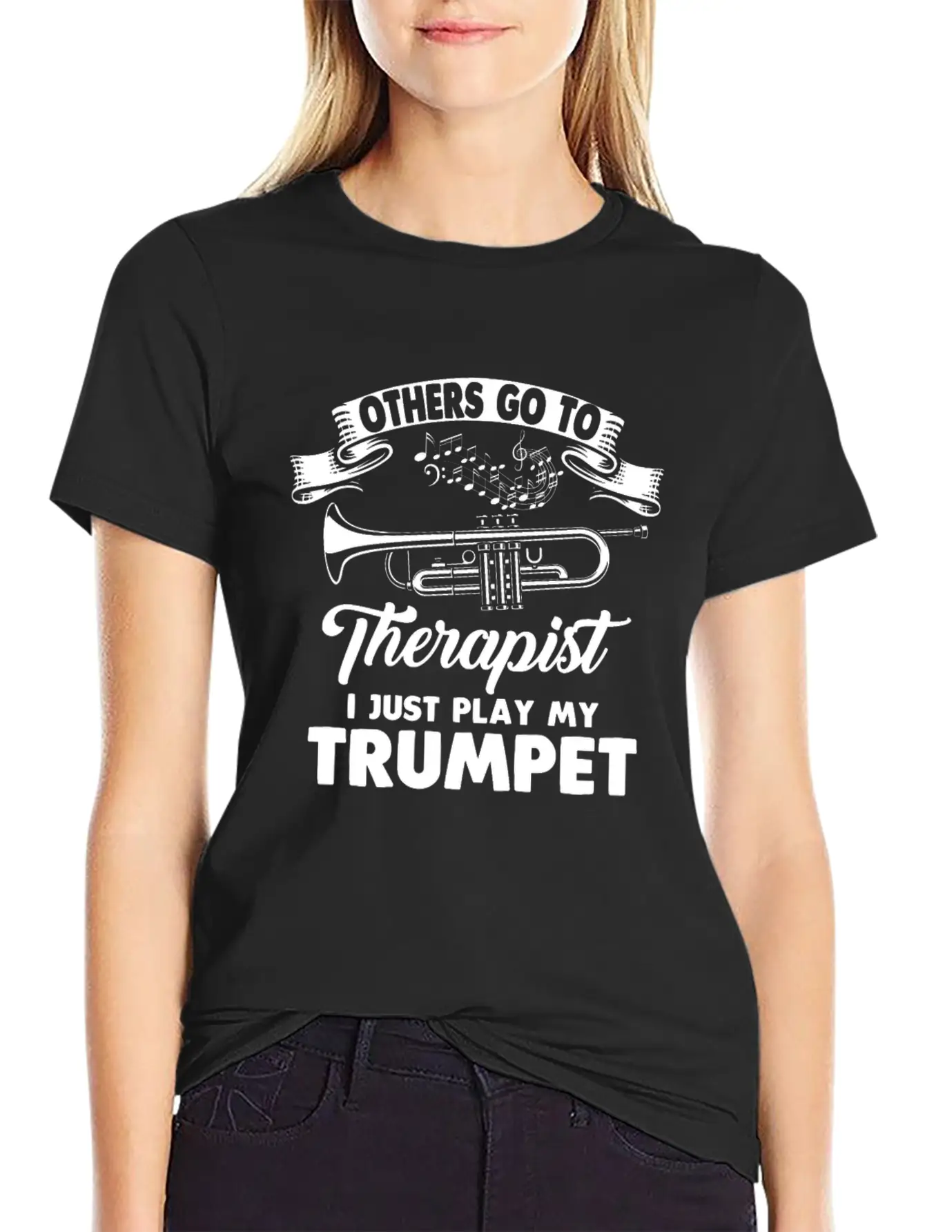 Trumpet Trumpet Player Trumpeter Music Club Modern Fit Casual T-Shirt ��� Clean And Versatile Design