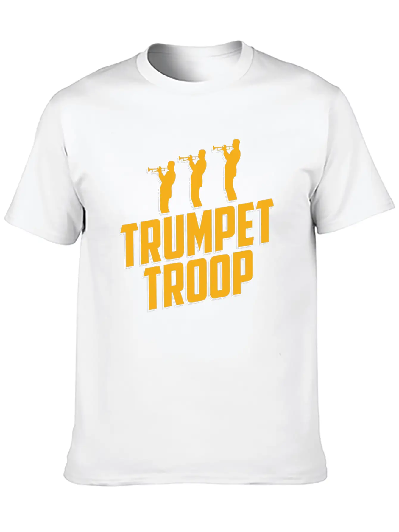 Trumpet Trumpeter Jazz Music Marching Band Basic Graphic T-Shirt – Daily Comfort In Soft Cotton