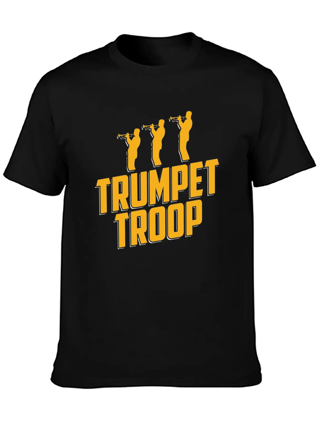Trumpet Trumpeter Jazz Music Marching Band Basic Graphic T-Shirt – Daily Comfort In Soft Cotton