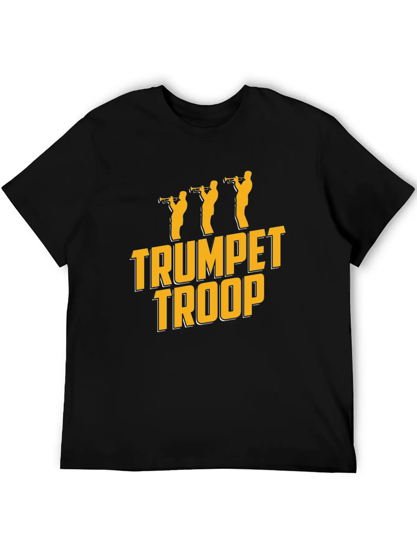 Trumpet Trumpeter Jazz Music Marching Band Basic Graphic T-Shirt – Daily Comfort In Soft Cotton