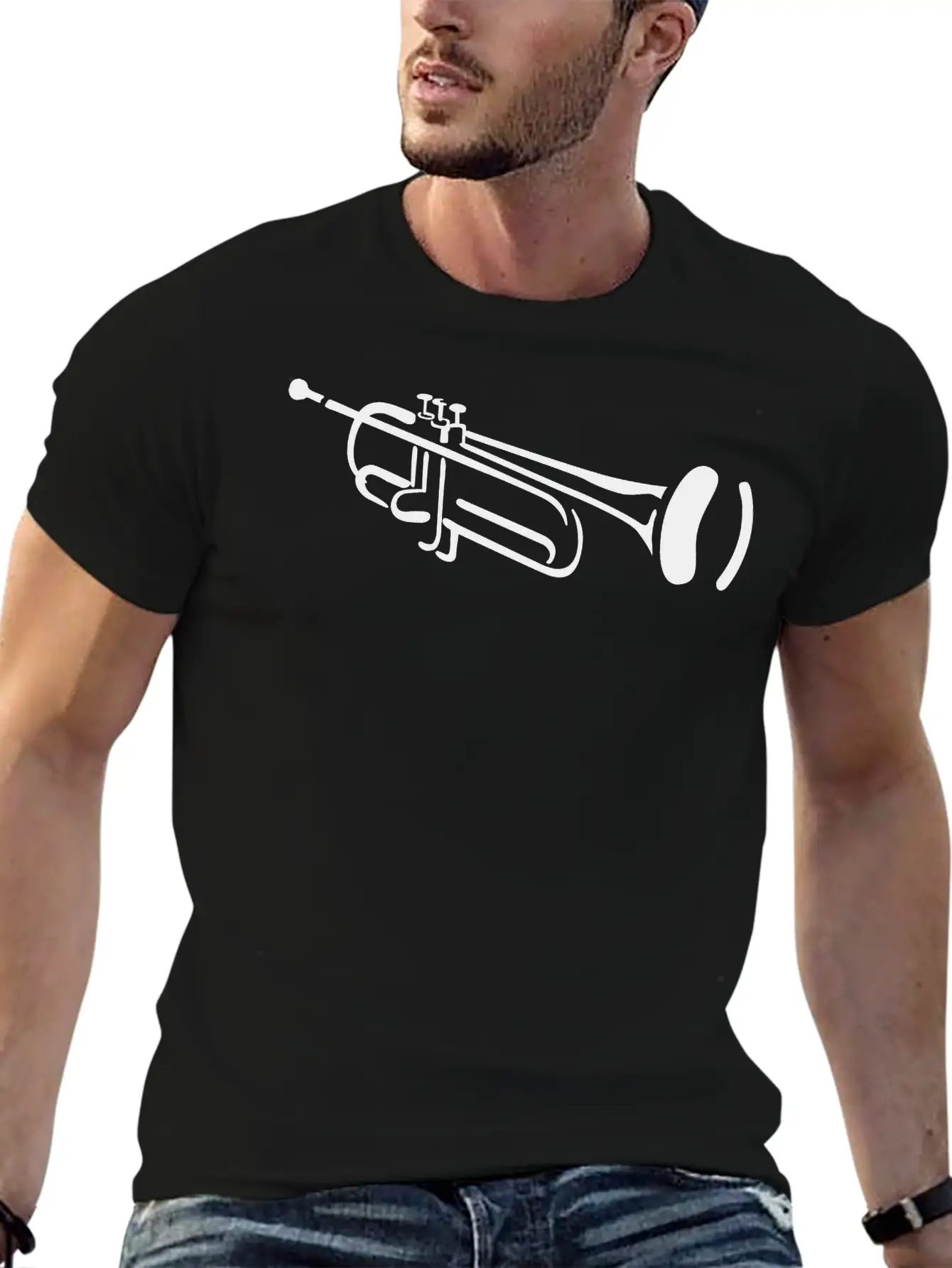 Trumpet Unisex Casual T-Shirt – Clean Design For Daily Comfort