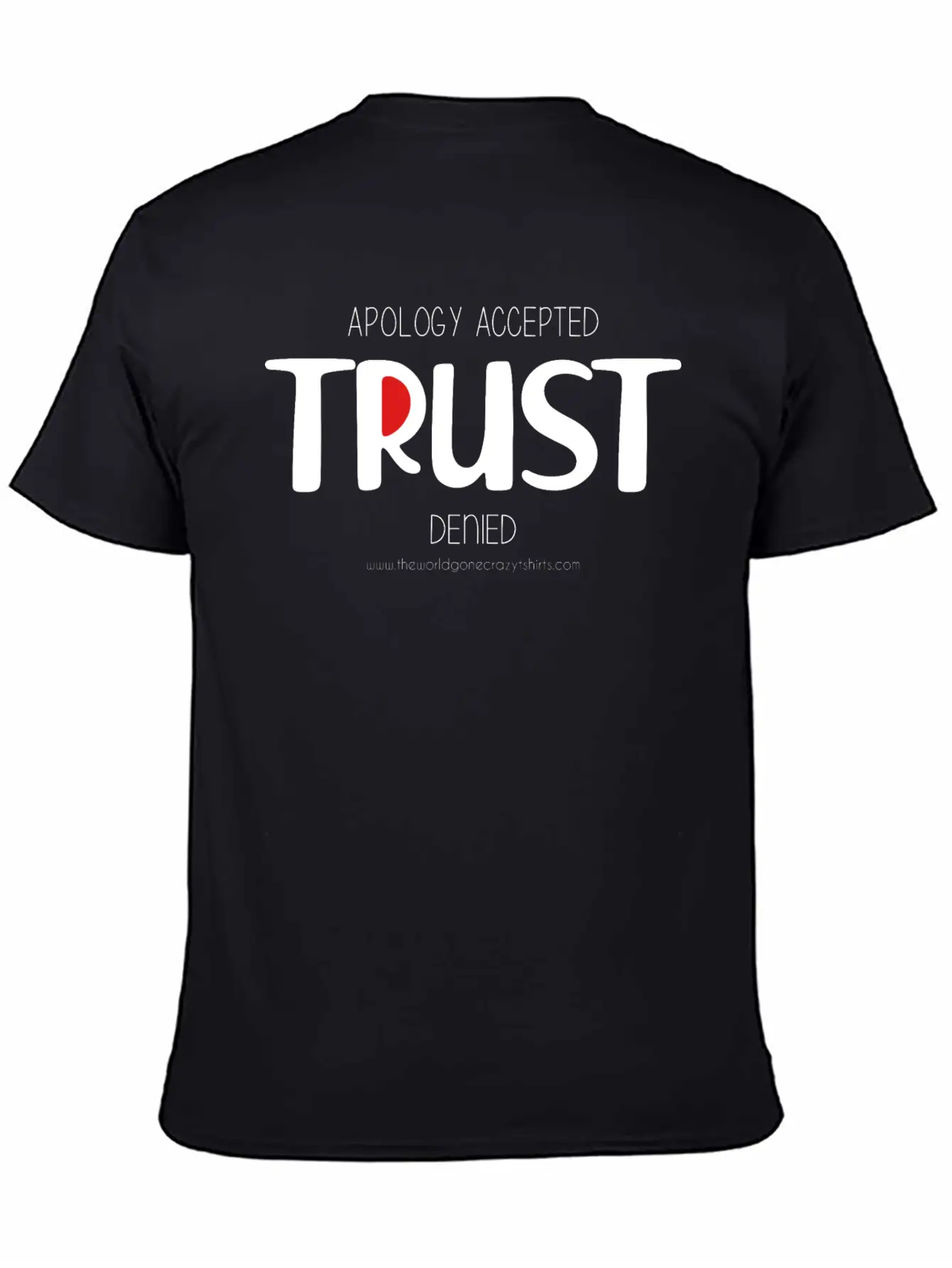 Trust (dark) Comfortable Minimalist Graphic Tee – Summer Style Essential