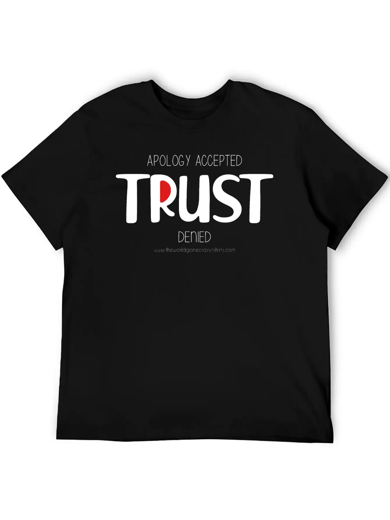 Trust (dark) Comfortable Minimalist Graphic Tee – Summer Style Essential