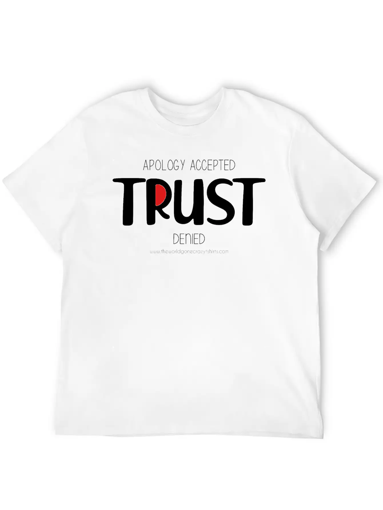 Trust (dark) Comfortable Minimalist Graphic Tee – Summer Style Essential