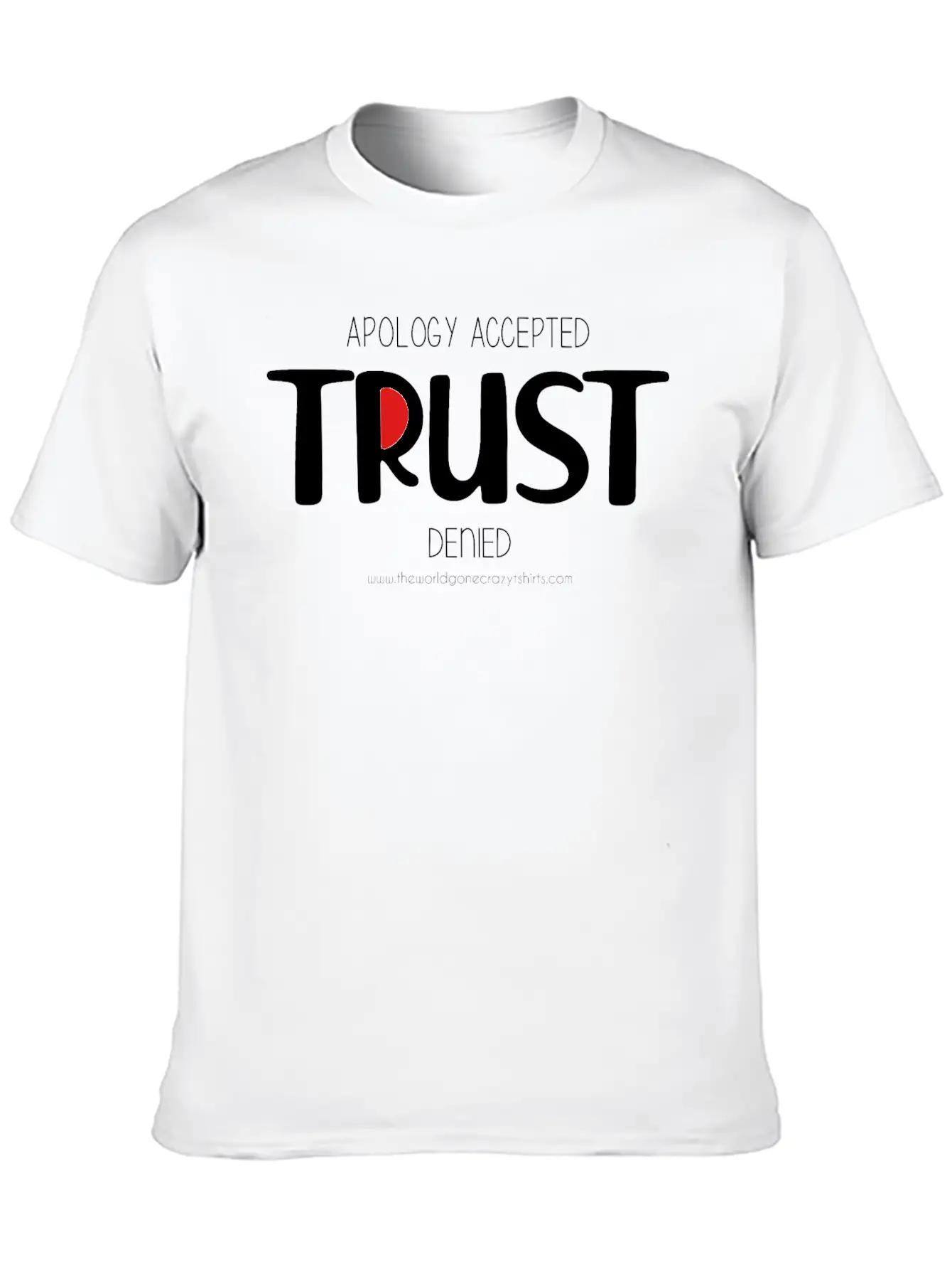 Trust (dark) Comfortable Minimalist Graphic Tee – Summer Style Essential