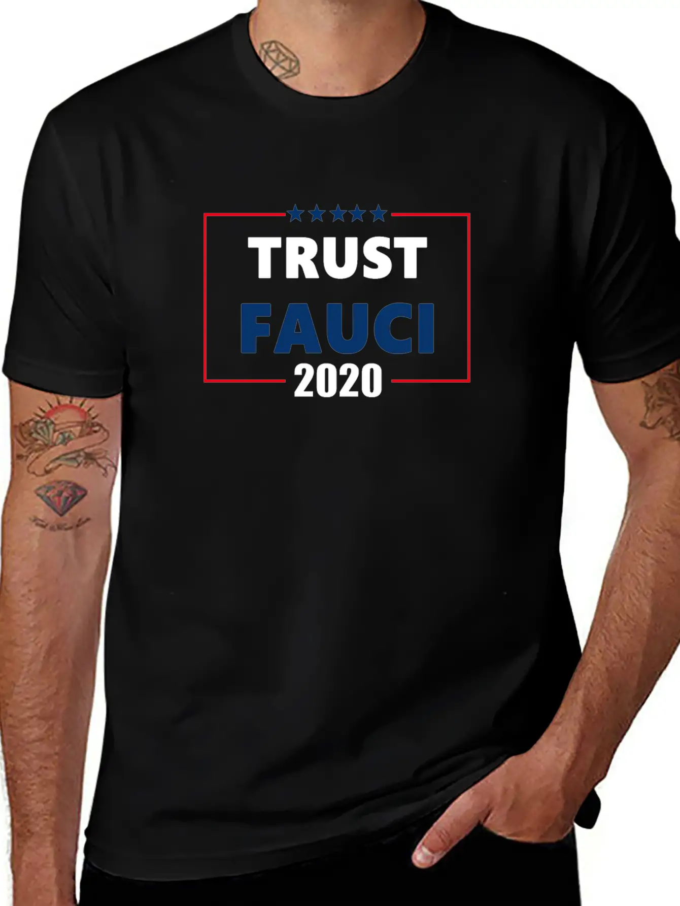 Trust Dr. Fauci 2020 Lightweight Cotton T-Shirt – Daily Comfort Graphic Shirt