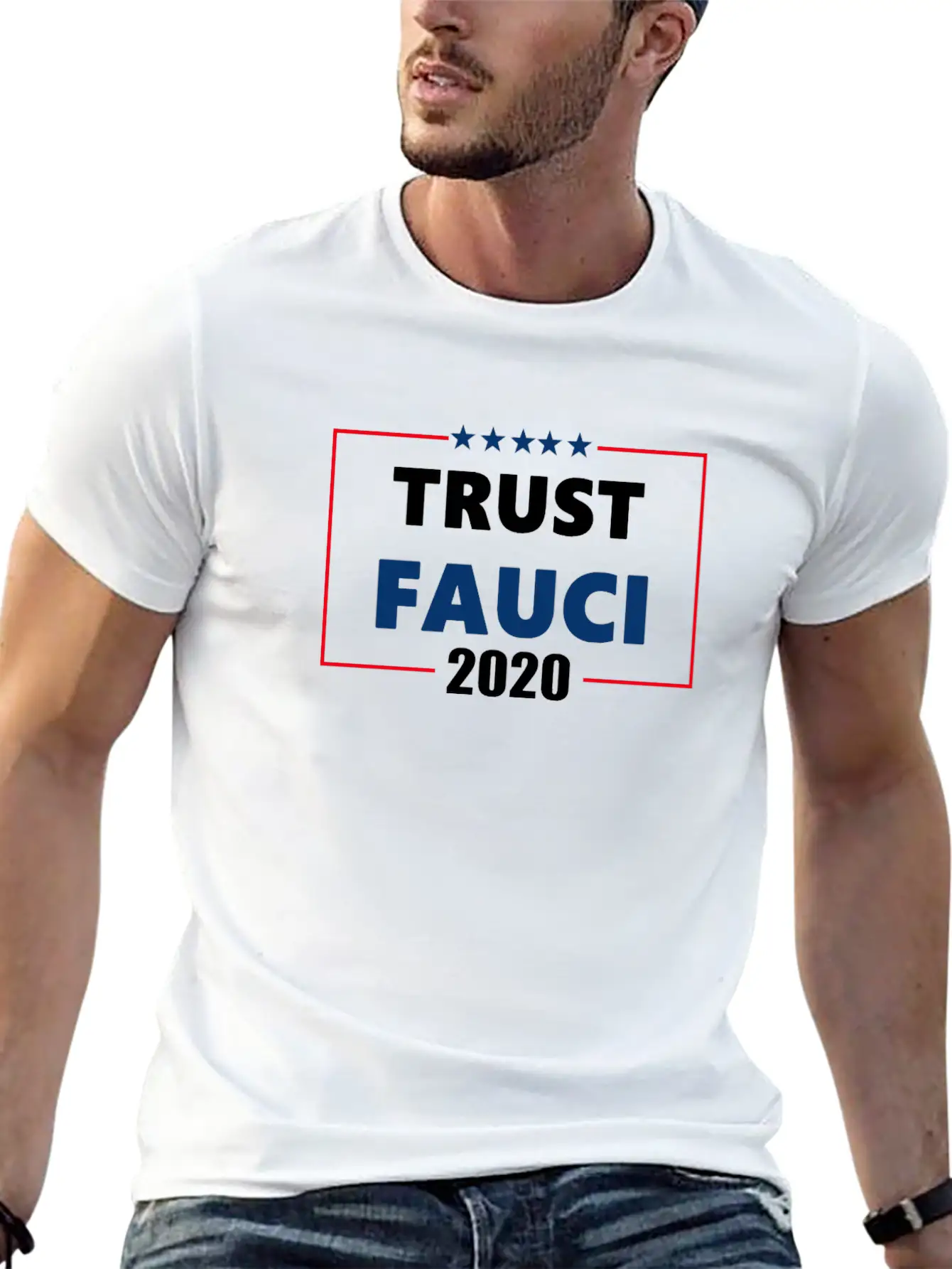 Trust Dr. Fauci 2020 Lightweight Cotton T-Shirt – Daily Comfort Graphic Shirt