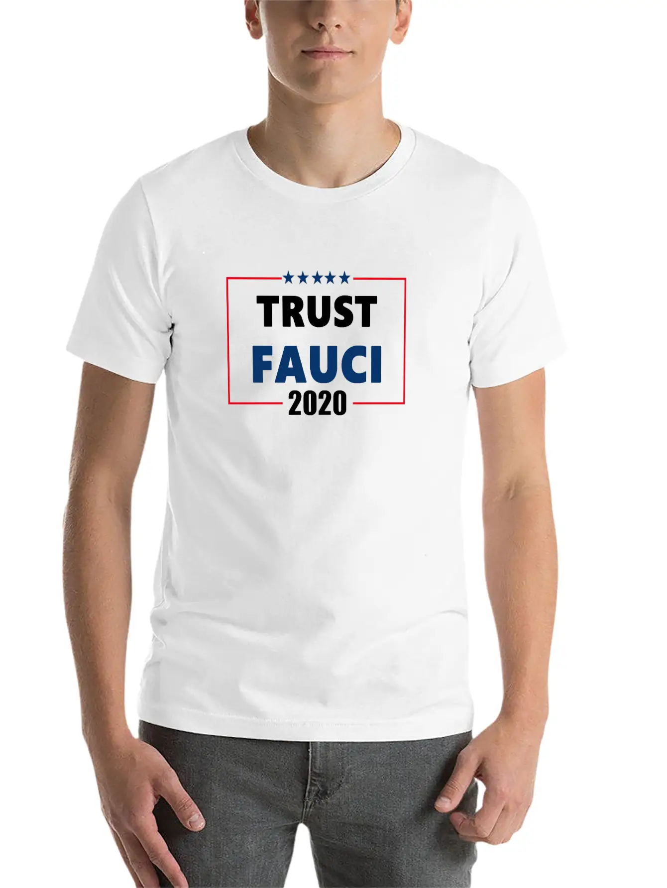 Trust Dr. Fauci 2020 Lightweight Cotton T-Shirt – Daily Comfort Graphic Shirt