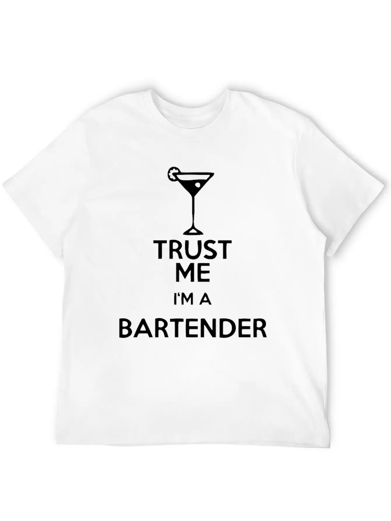 Trust Me Bartender Basic Graphic T-Shirt – Daily Comfort In Soft Cotton