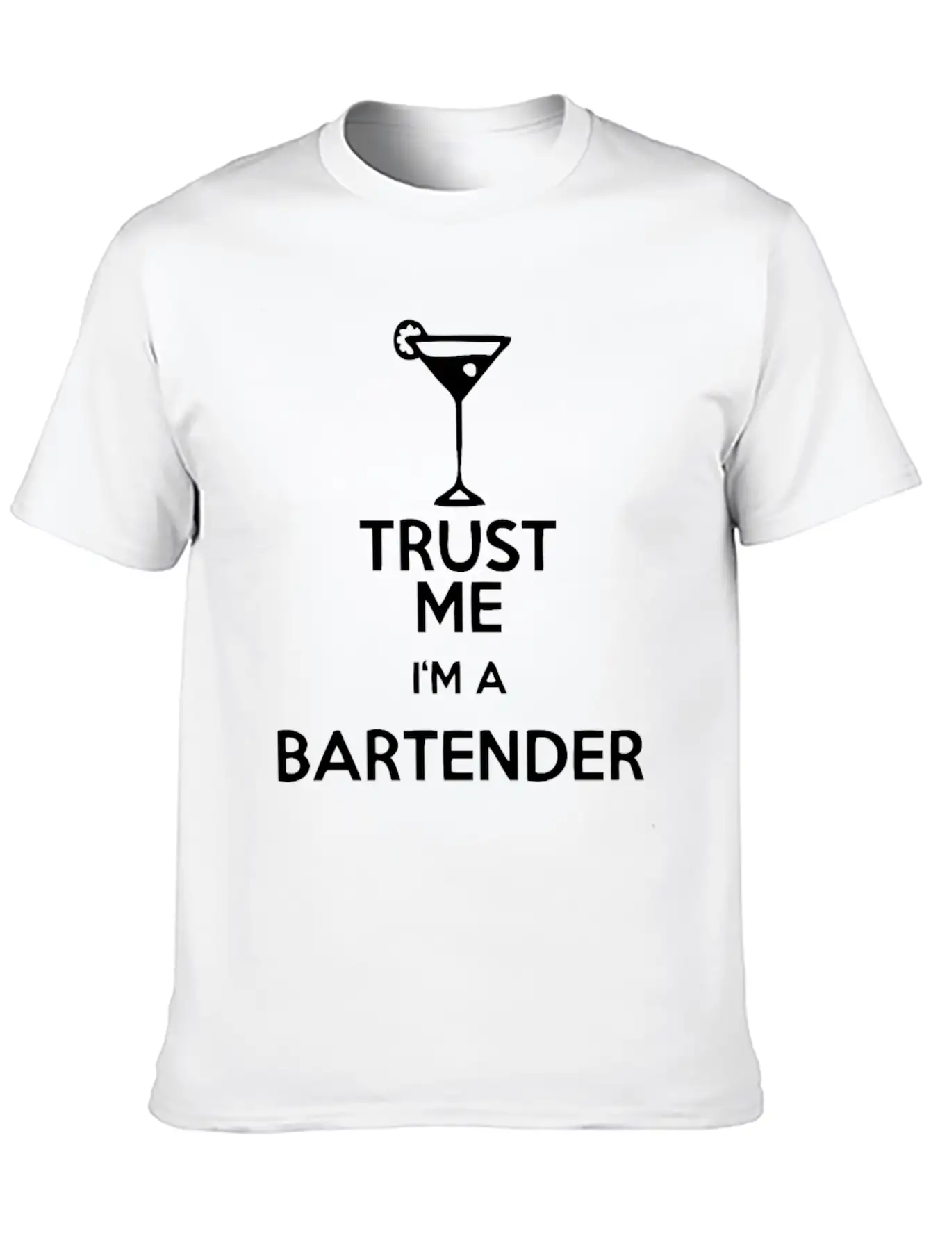 Trust Me Bartender Basic Graphic T-Shirt – Daily Comfort In Soft Cotton
