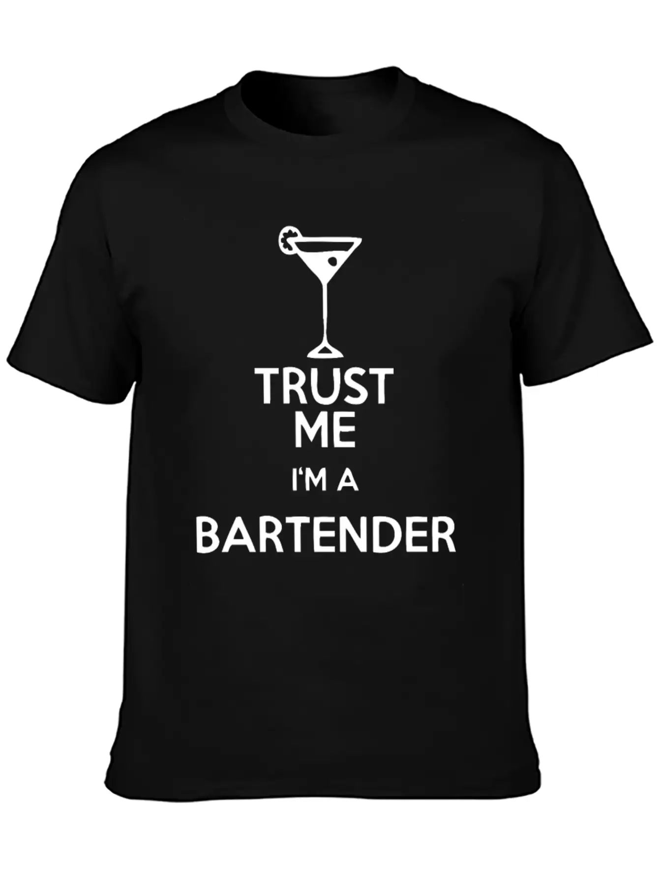 Trust Me Bartender Basic Graphic T-Shirt – Daily Comfort In Soft Cotton