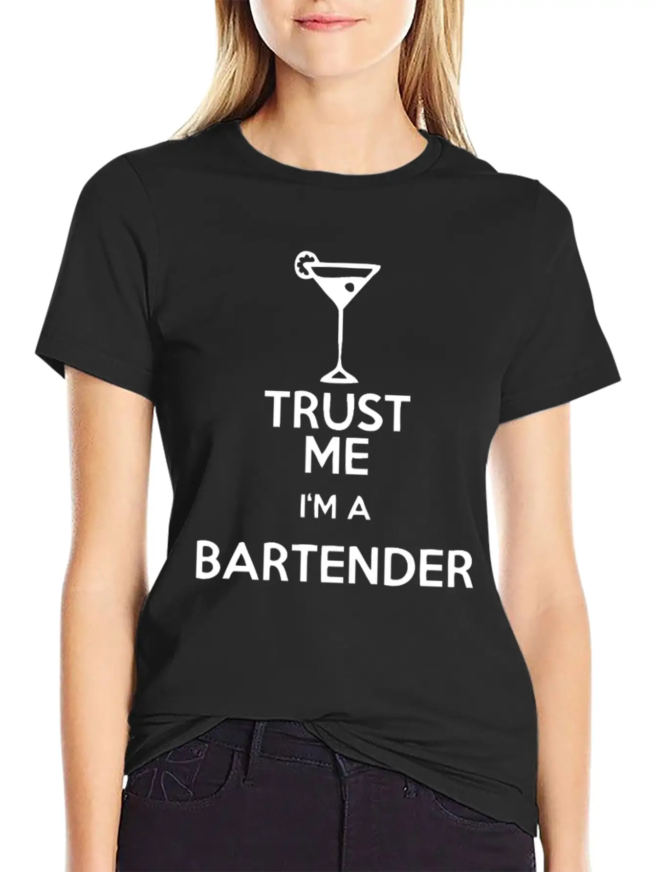 Trust Me Bartender Basic Graphic T-Shirt – Daily Comfort In Soft Cotton