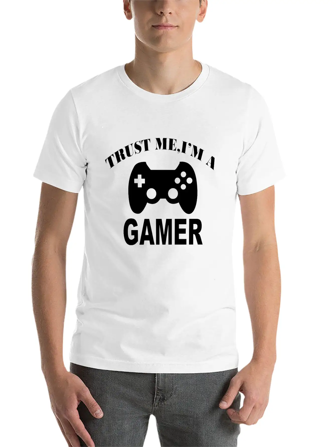 Trust Me I'm A Gamer Modern Fit Casual T-Shirt – Clean And Versatile Design