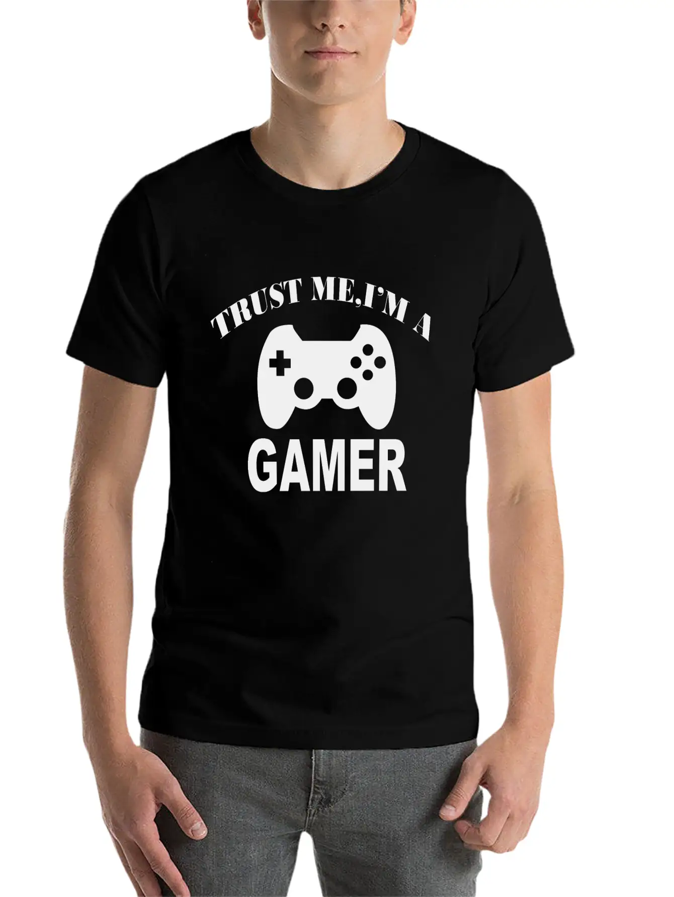 Trust Me I'm A Gamer Modern Fit Casual T-Shirt – Clean And Versatile Design