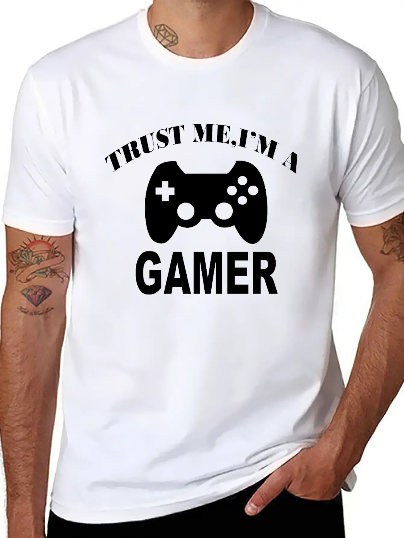 Trust Me I'm A Gamer Modern Fit Casual T-Shirt – Clean And Versatile Design