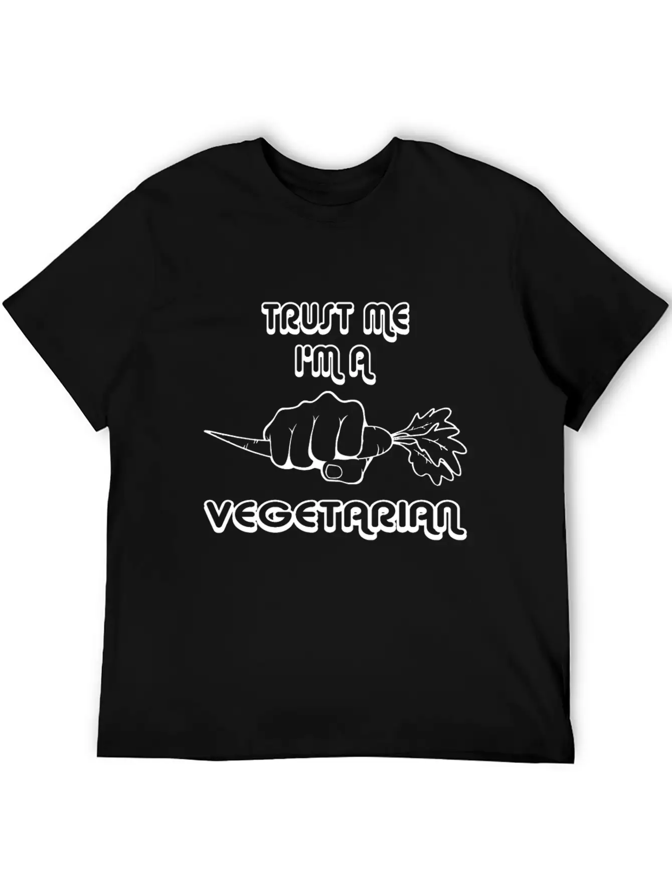 Trust Me I'm A Vegetarian - Vegetarian Relaxed Everyday Tee – Lightweight And Durable Cotton