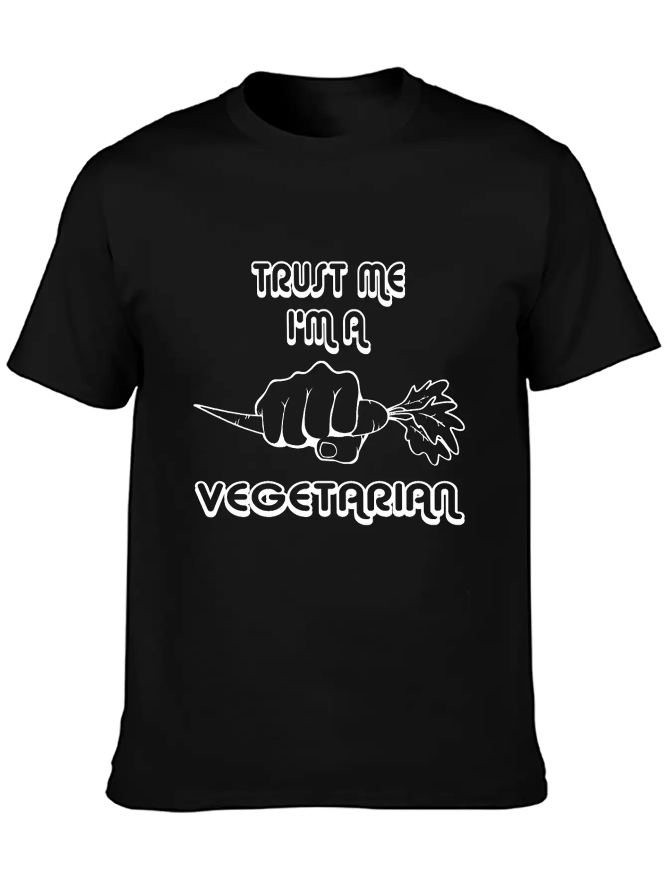 Trust Me I'm A Vegetarian - Vegetarian Relaxed Everyday Tee – Lightweight And Durable Cotton