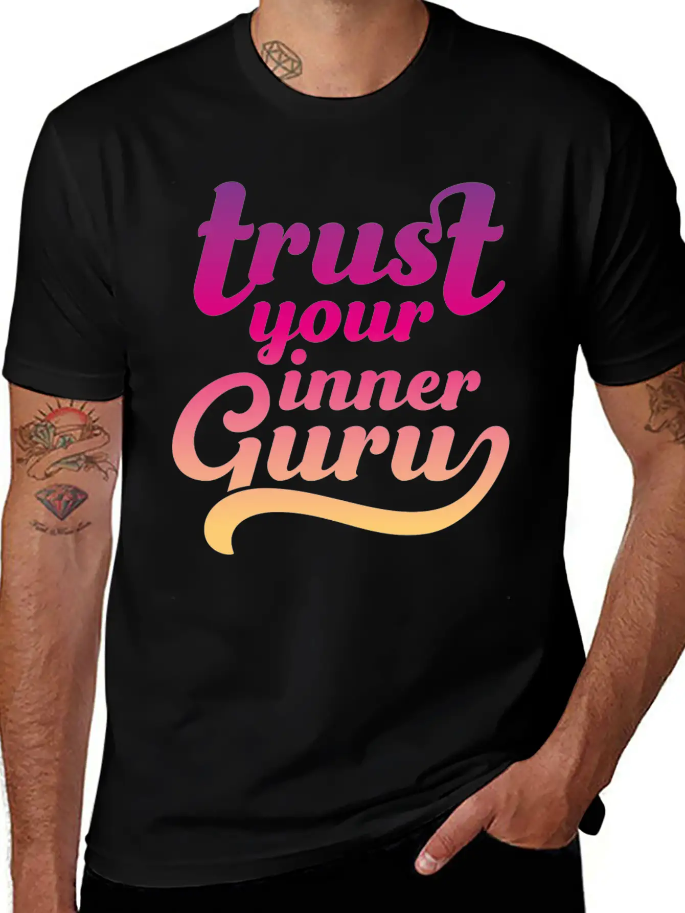 Trust Your Inner Guru Unisex Casual T-Shirt – Clean Design For Daily Comfort