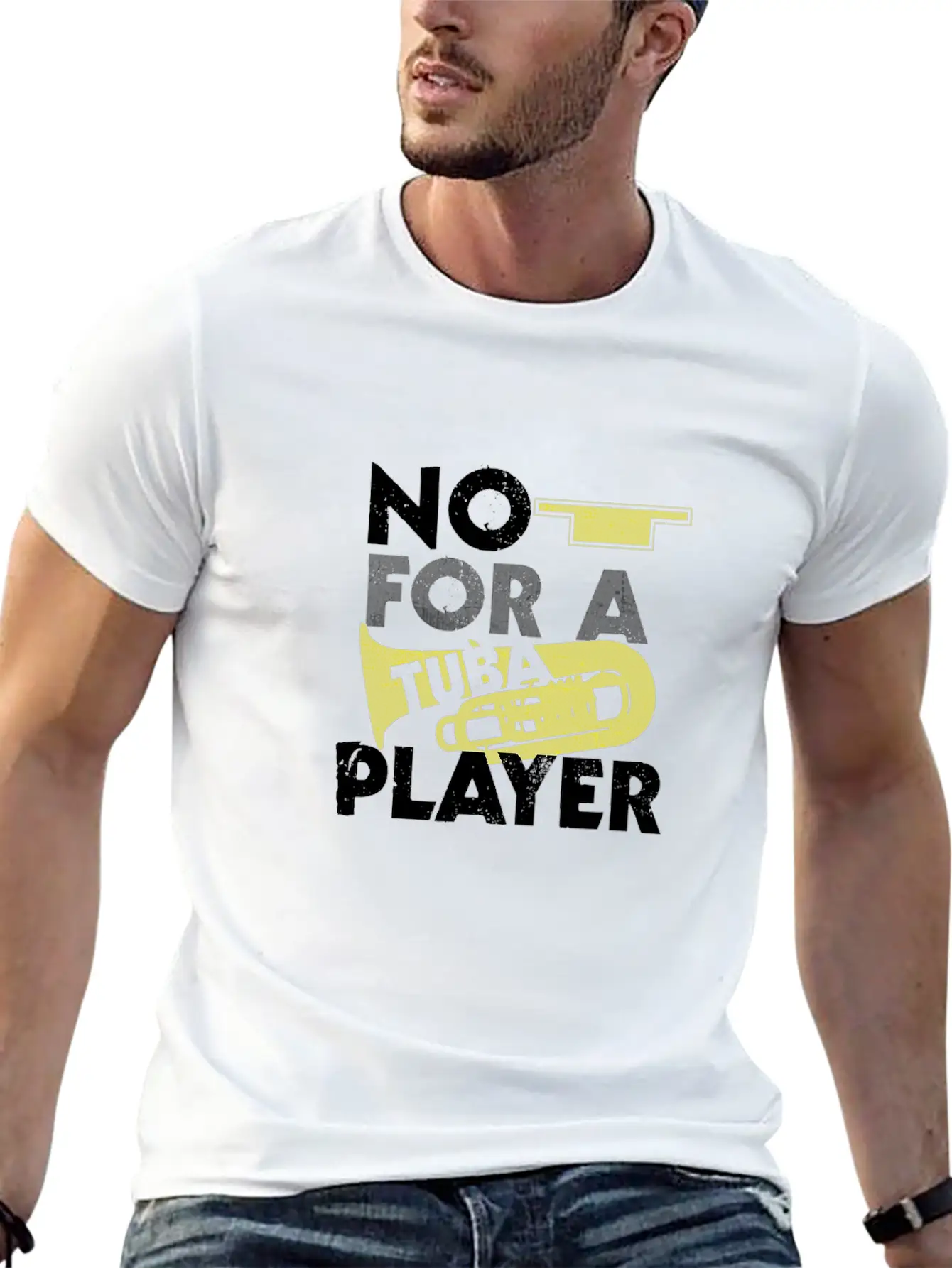 Tuba Musical Instrument Musician Brass Valved Soft Cotton Short Sleeve Tee – Unisex Wardrobe Staple