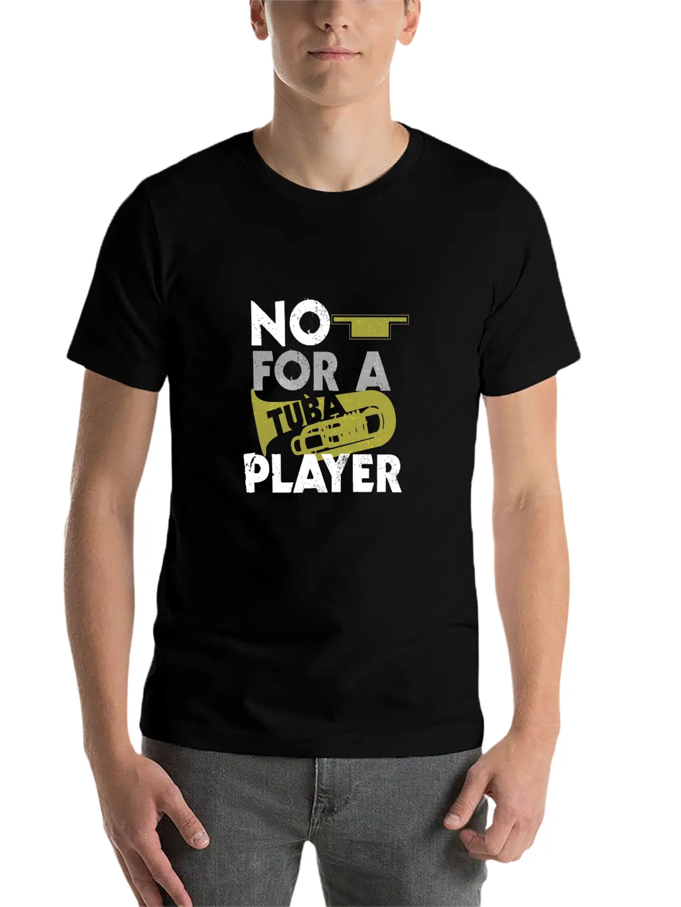 Tuba Musical Instrument Musician Brass Valved Soft Cotton Short Sleeve Tee – Unisex Wardrobe Staple