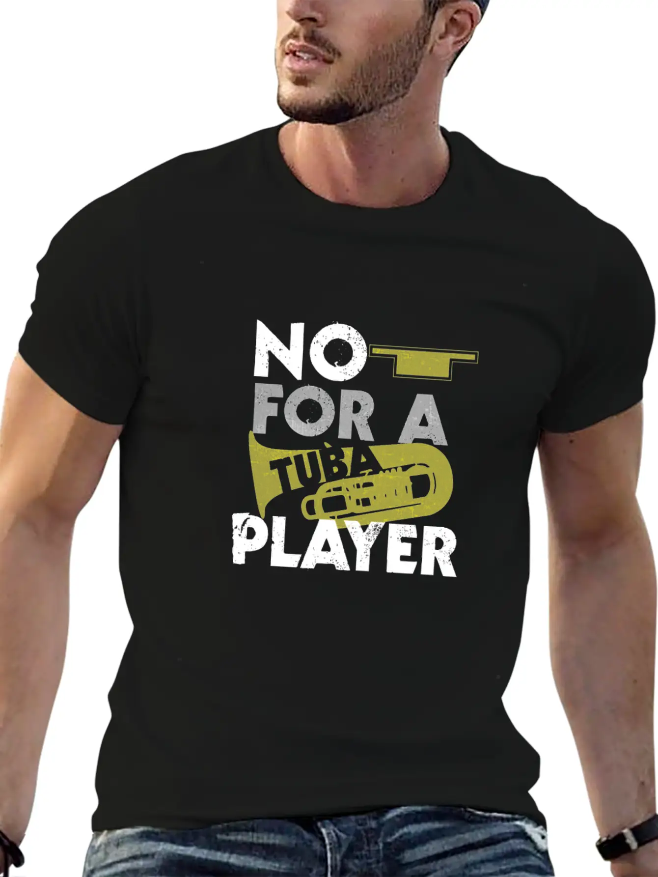 Tuba Musical Instrument Musician Brass Valved Soft Cotton Short Sleeve Tee – Unisex Wardrobe Staple