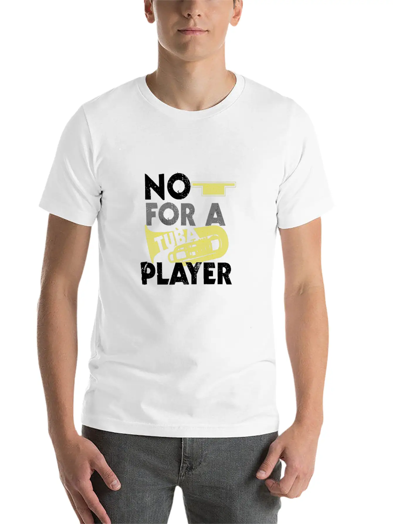 Tuba Musical Instrument Musician Brass Valved Soft Cotton Short Sleeve Tee – Unisex Wardrobe Staple