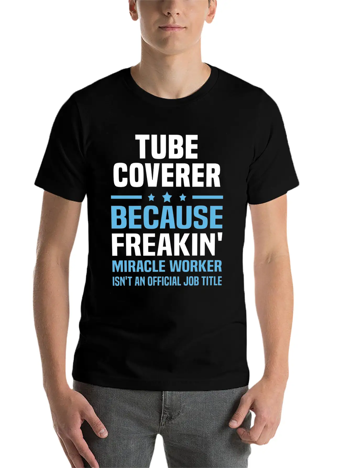 Tube Coverer Basic Graphic T-Shirt – Daily Comfort In Soft Cotton