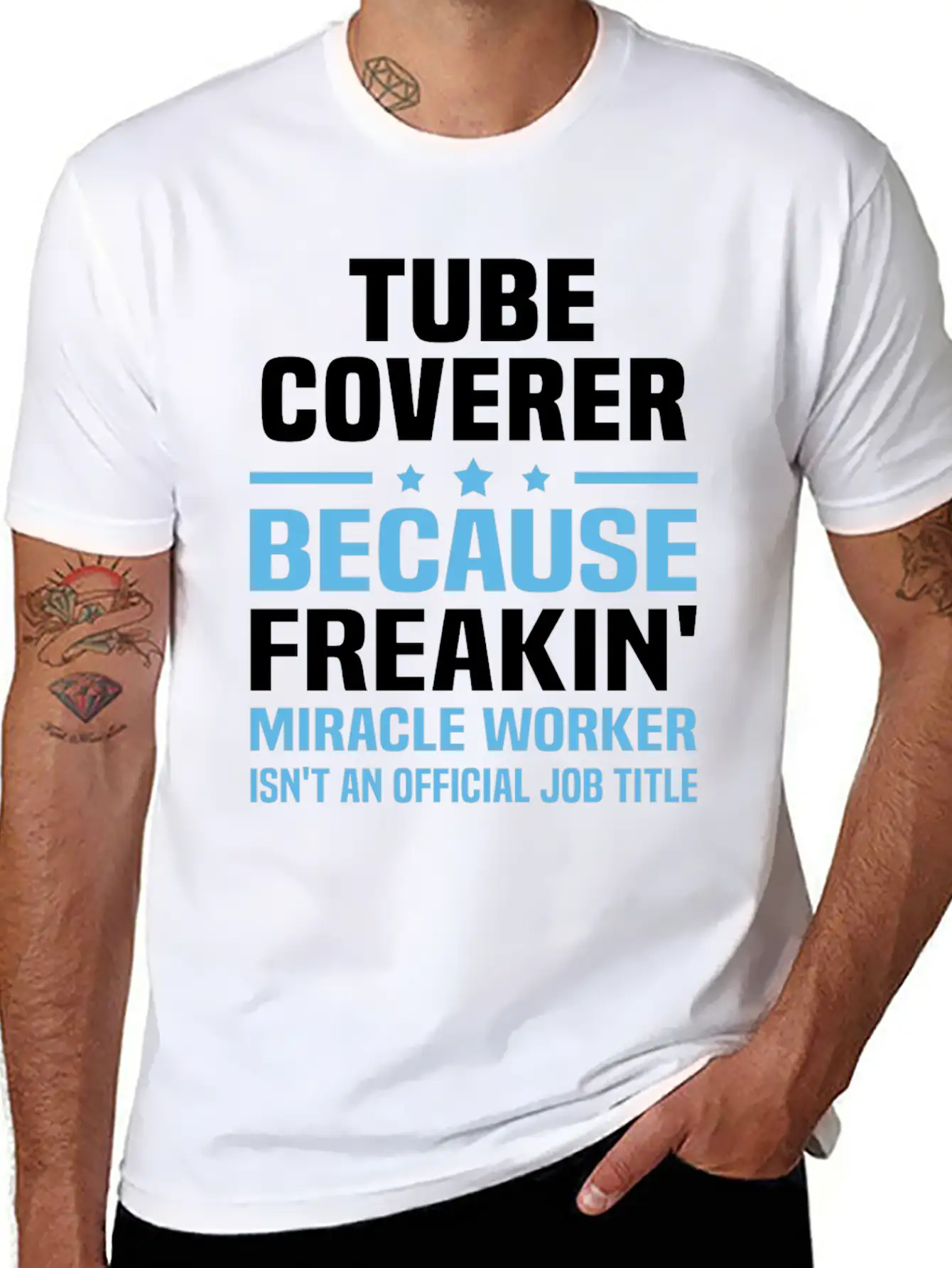 Tube Coverer Basic Graphic T-Shirt – Daily Comfort In Soft Cotton